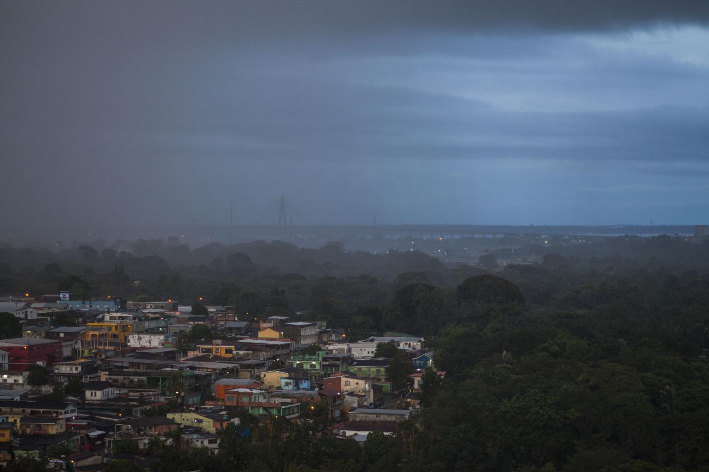 The Proximity and Relation of People, Forest and Climate is Illustrated in this View of the Outskirt