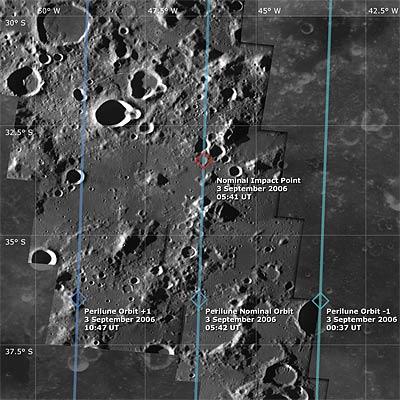 SMART-1 Impact Site