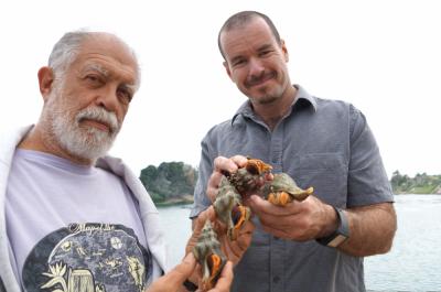 University of California - Santa Barbara Parasitologists Armand Kuris and Ryan Hechinger