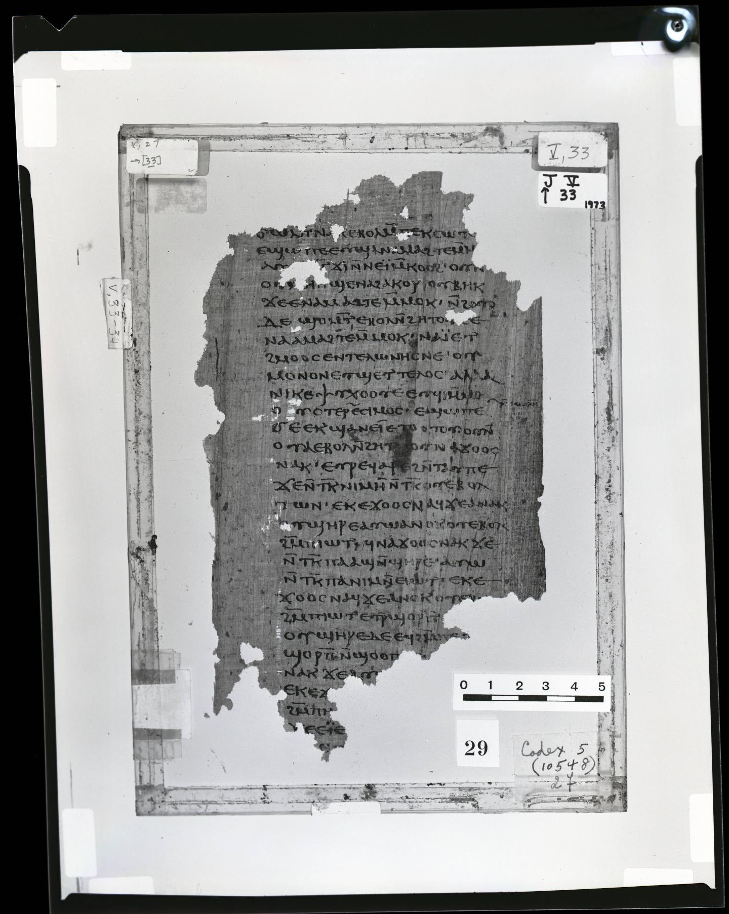 Coptic Translation of the First Apocalypse of James