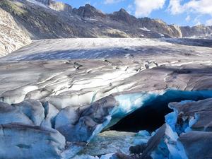 Rhône Glacier's tongue