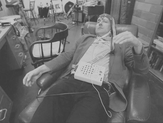 Dr. Thomas Deuel using the Encephalophone