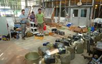 Researchers Preparing Instruments that Gathered Data on Hurricane Irene