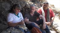 Professor Willerslev with Donna and Joey