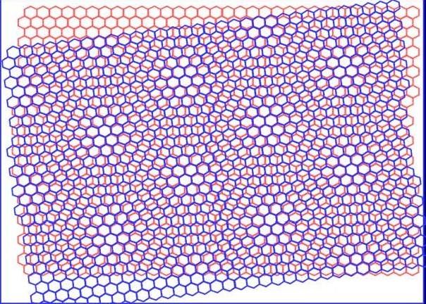 Schematics of a Moiré Pattern