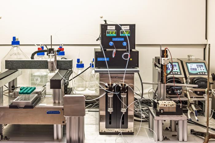 ORNL's Autonomous Chemistry Laboratory was adapted for automated, AI-driven workflows