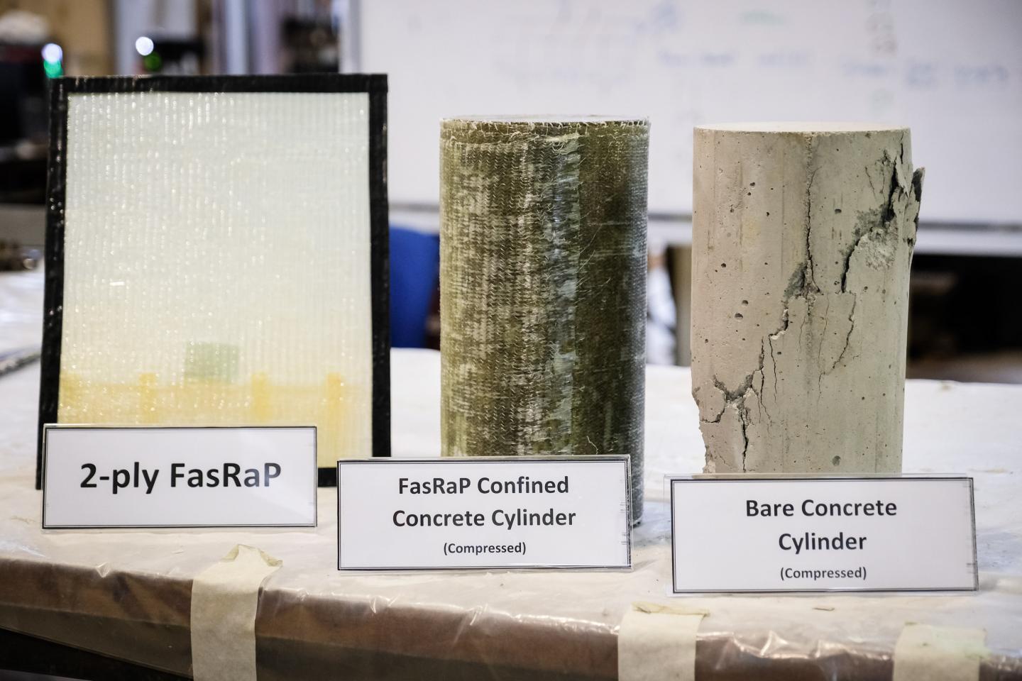 A 2-ply FasRaP Hardened by Light Exposure