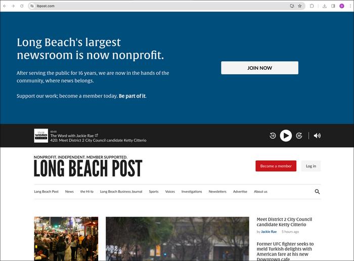 Long Beach Post announces its nonprofit status