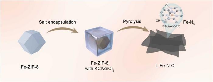 Molten-salt engineering creates layered Fe–N–C catalysts.