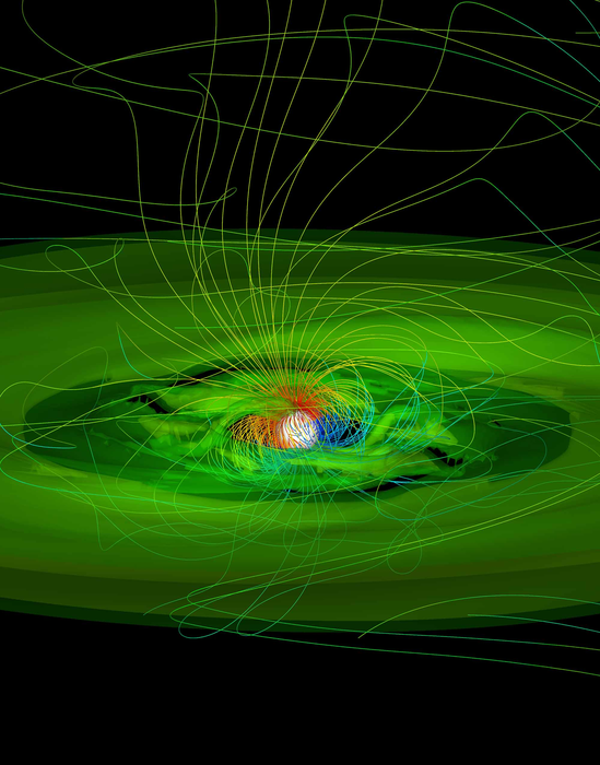 Astronomers have discovered a strangely shaped spot on the surface of a baby star 450 million light-years away, revealing new insights into how our solar system formed