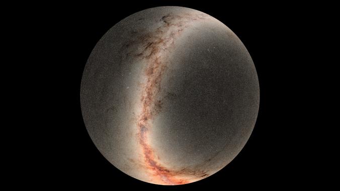 Mosaic of Sky Photographs Taken by the Pan-STARRS Observatory