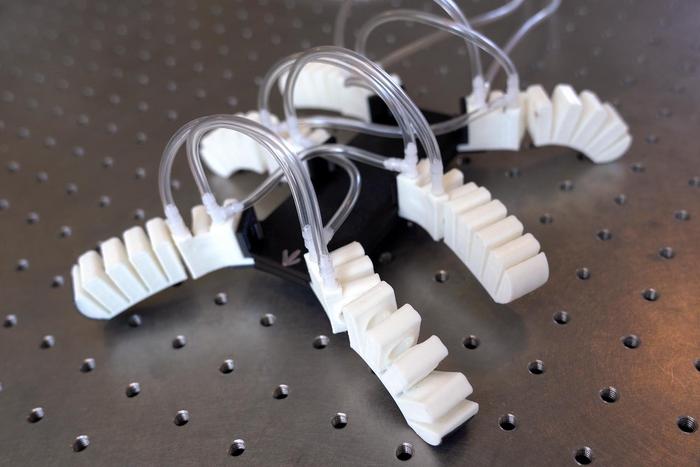 Walking soft robot legs