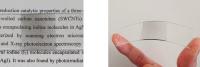 Fig. 3: A flexible polymer electrode of the photocatalyst