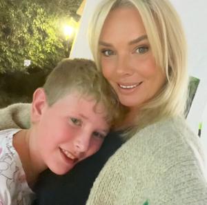 Anne-Marie with son Tolan