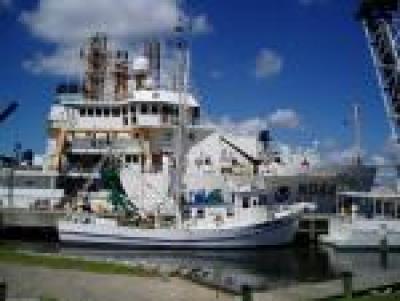 NOAA Ship Pisces, in the Background