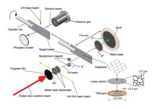 Demonstrating Wave-Particle Duality in Positronium