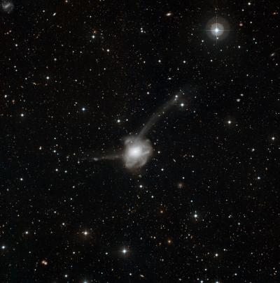 Atoms-for-Peace: A Galactic Collision in Action