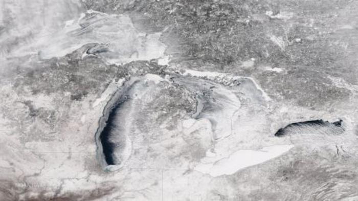 Great Lakes ice cover