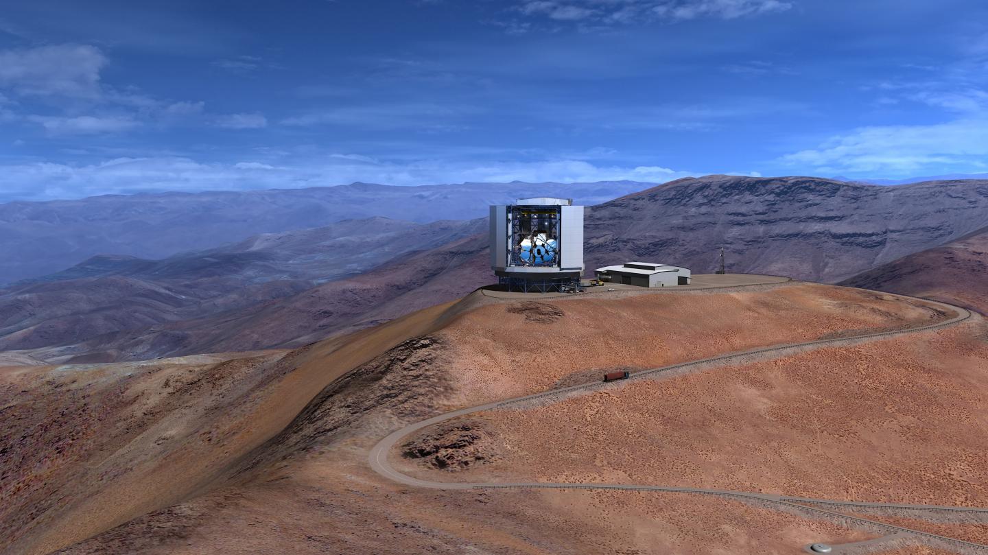 Artist's Rendition of the Giant Magellan Telescope