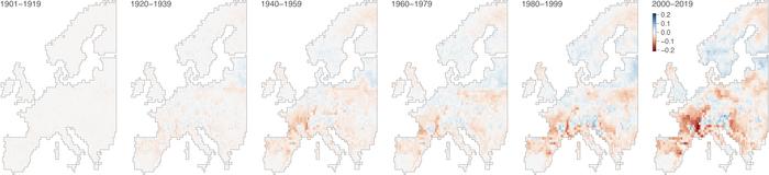 isolated impact of climate change on the European areas ecologically suitable for 47 bumblebee species