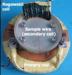 Primary and secondary coils.