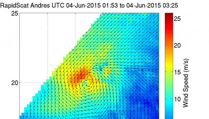 RapidScat Image of Andres