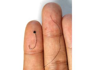 Hairlike electrode