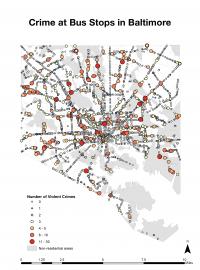 Crime at Bus Stops in Baltimore