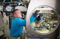Barry Butch Wilmore Installs Rodent Research Hardware