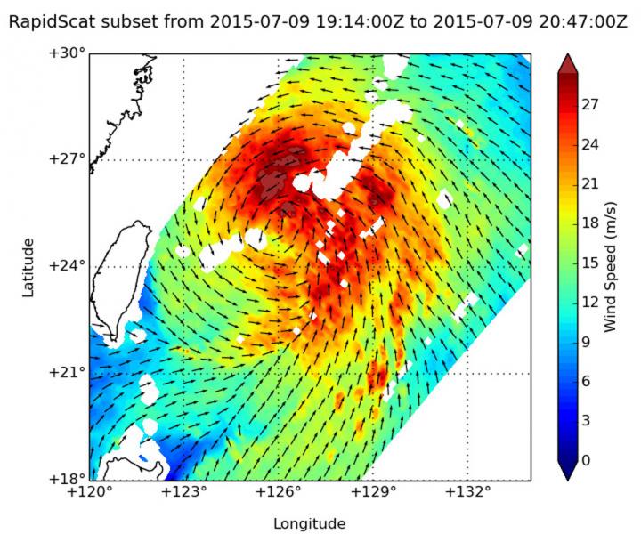 RapidScat Image of Chan-Hom