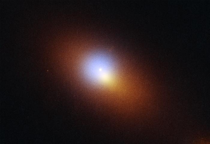 Galaxy with two active massive black holes