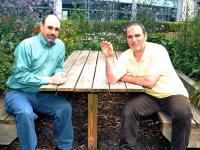 Richard Preziosi and Dr. David Penney, University of Manchester (1 of 2)