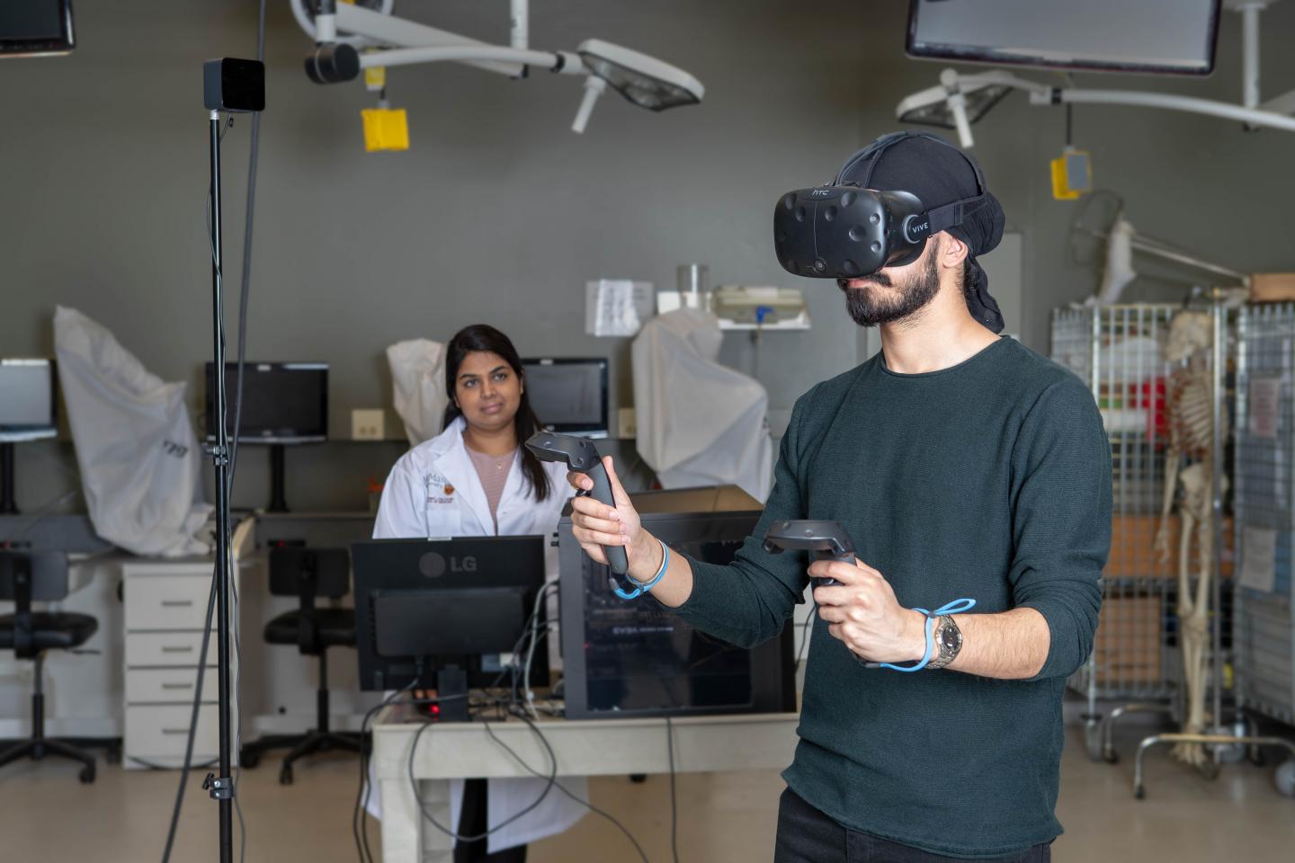 Students Using the Virtual Reality Headset Tested in the Study