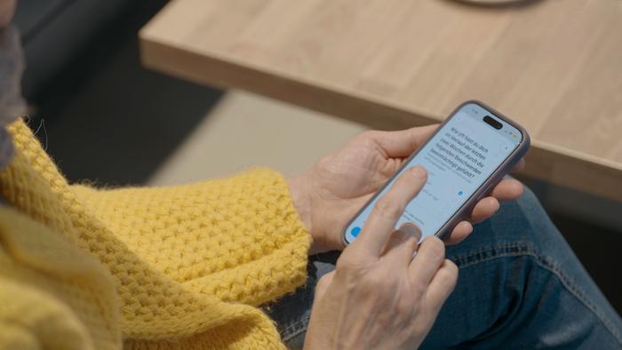 App-based symptom monitoring © Rhön Stiftung