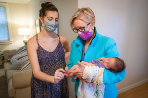 Emily, Robbie and Dr. Diana Farmer