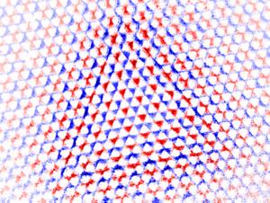Enlargement of the silicon nitride membrane.