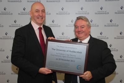 Craig Mahoney, Bob Cryan, University of Huddersfield