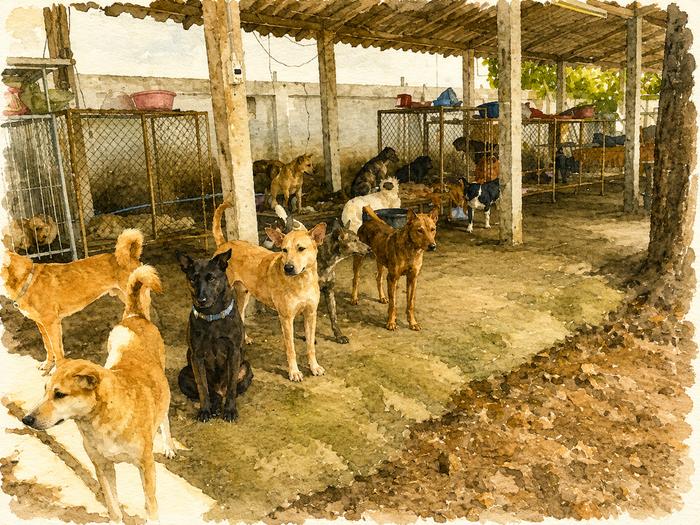 Linking shelter conditions to health: A multisystem analysis of stress, metabolism, and fecal microbiota in dogs