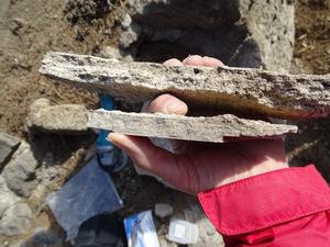 Carbonate samples from the so-called Republican Baths in Pompeii
