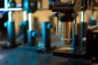 Optical Table in Crozier lab