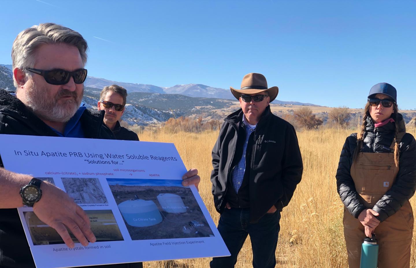 Presenting the apatite remediation technology to legacy management stakeholders