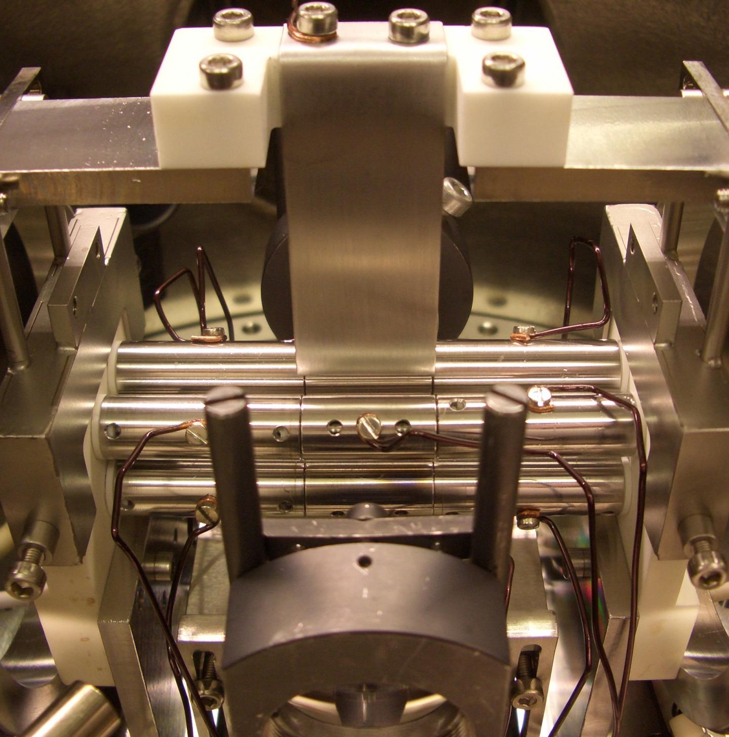 Photo of ion trap.