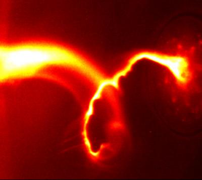 Breaking Plasma Jet (1 of 2)
