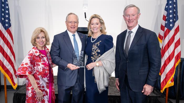 Perots with Dr. Chapman and Adm. McRaven
