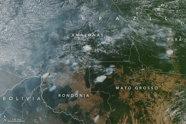 Conditions Ripe for Active Amazon Fire, Atlantic Hurricane Seasons