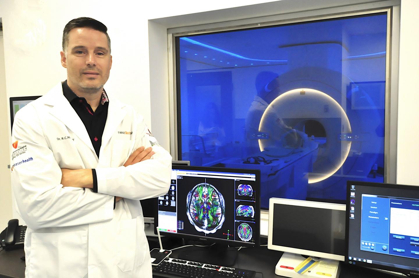 Dr. Ryan D'Arcy at the SFU ImageTech Lab