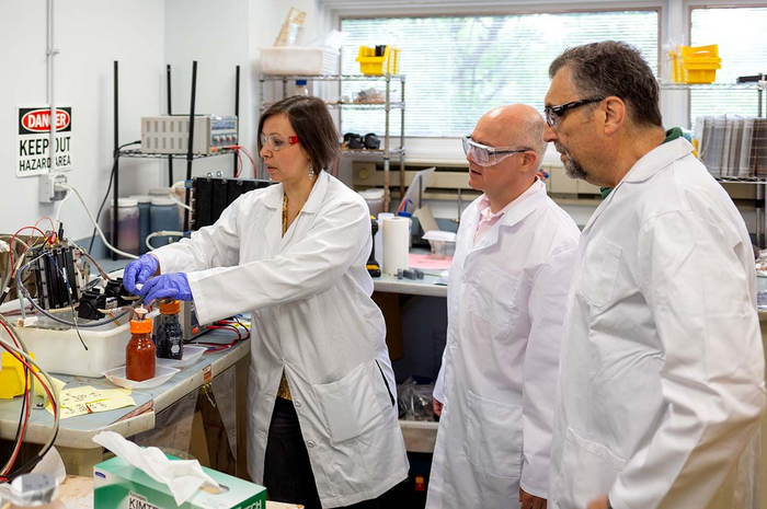 Influit Energy Co-Founders in the Lab