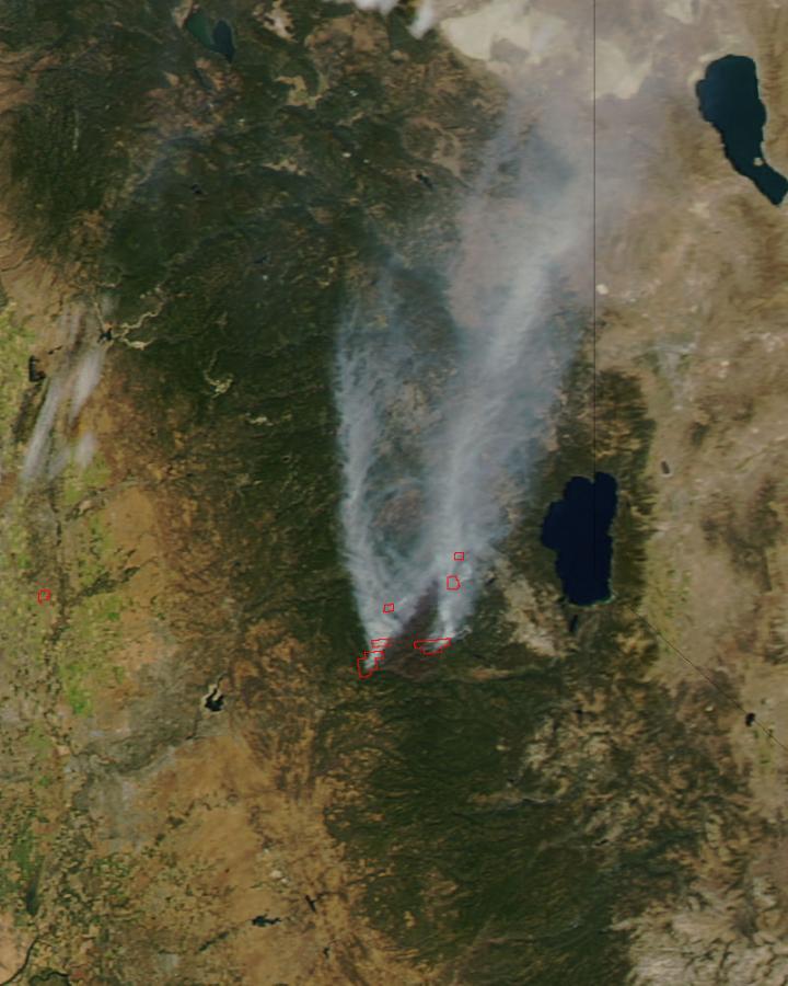 King Fire in California