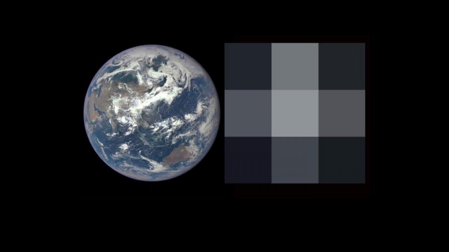 Illustration of How a Habitable Planet Might Appear in Future Exoplanet Observations
