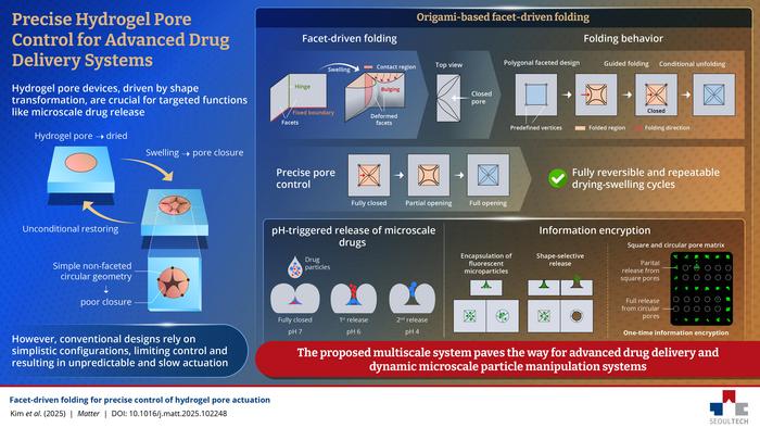 Proposed facet-driven folding strategy for polygonal hydrogel pores